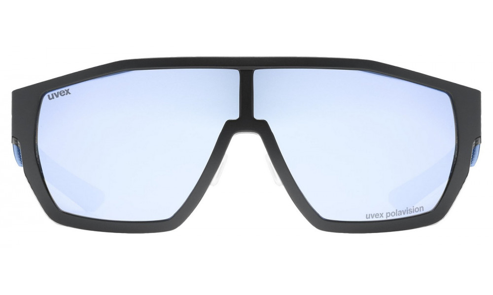 Glasses Uvex mtn style P black-blue matt / mirror blue - 5