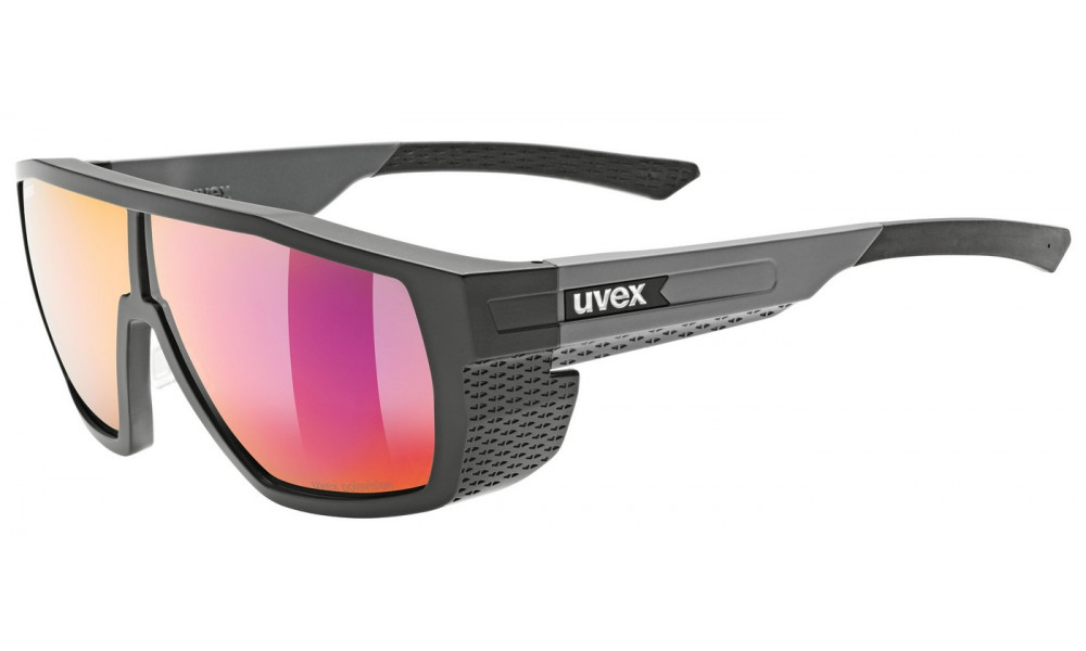 Очки Uvex mtn style P black-grey matt / mirror red - 1