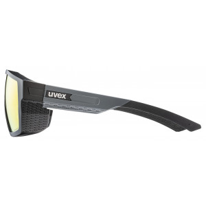 Очки Uvex mtn style P black-grey matt / mirror red