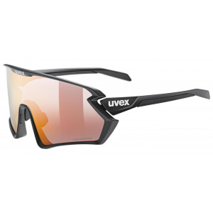 Glasses Uvex sportstyle 231 2.0 P black matt / mirror red