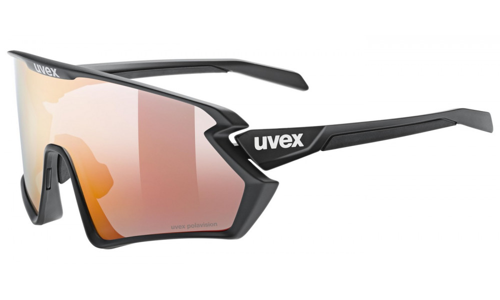 Очки Uvex sportstyle 231 2.0 P black matt / mirror red - 1