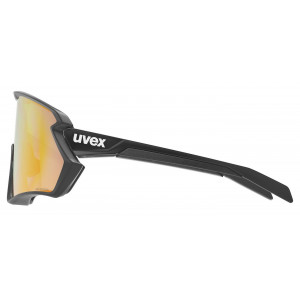Glasses Uvex sportstyle 231 2.0 P black matt / mirror red