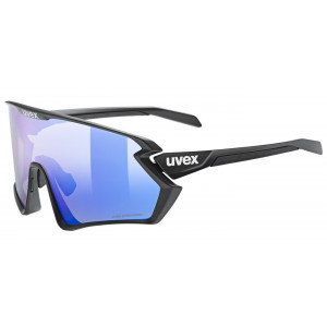 Glasses Uvex sportstyle 231 2.0 P black matt / mirror blue