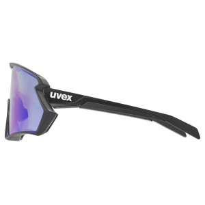 Glasses Uvex sportstyle 231 2.0 P black matt / mirror blue
