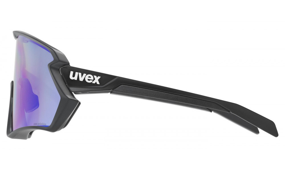 Очки Uvex sportstyle 231 2.0 P black matt / mirror blue - 2