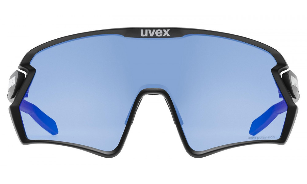 Очки Uvex sportstyle 231 2.0 P black matt / mirror blue - 5