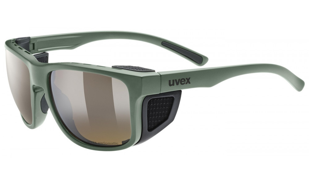 Glasses Uvex sportstyle 312 VPX moss green matt / brown - 1