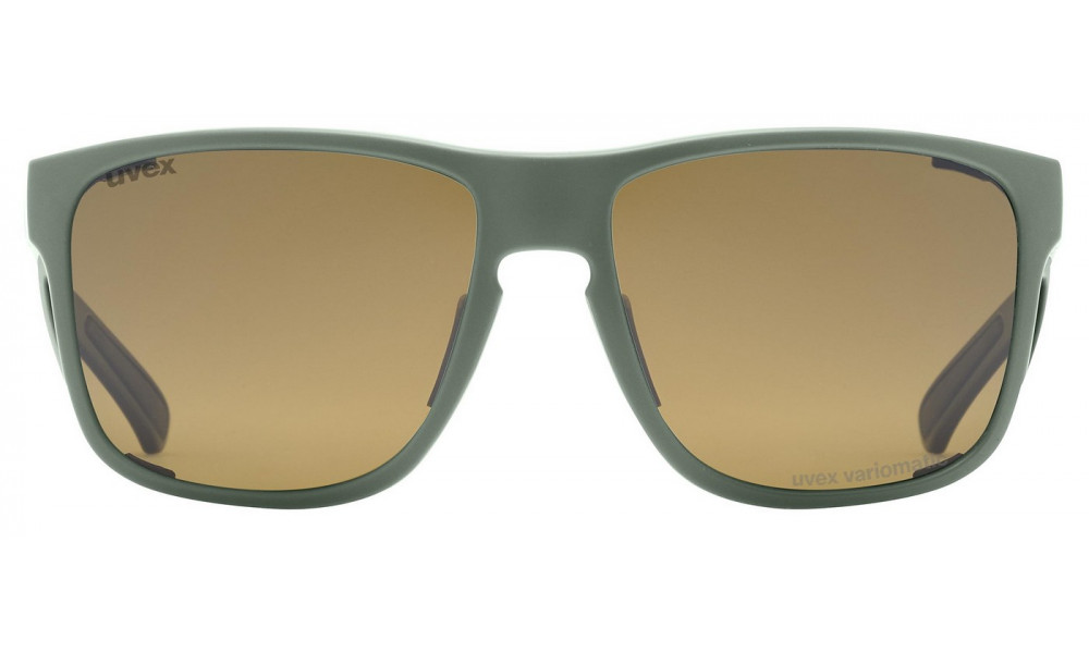 Glasses Uvex sportstyle 312 VPX moss green matt / brown - 4