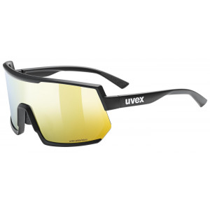 Cycling sunglasses Uvex sportstyle 235 P black matt / mirror red