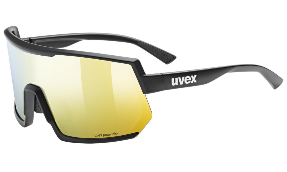 Очки Uvex sportstyle 235 P black matt / mirror red - 1