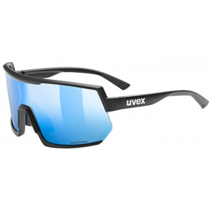 Cycling sunglasses Uvex sportstyle 235 P black matt / mirror blue