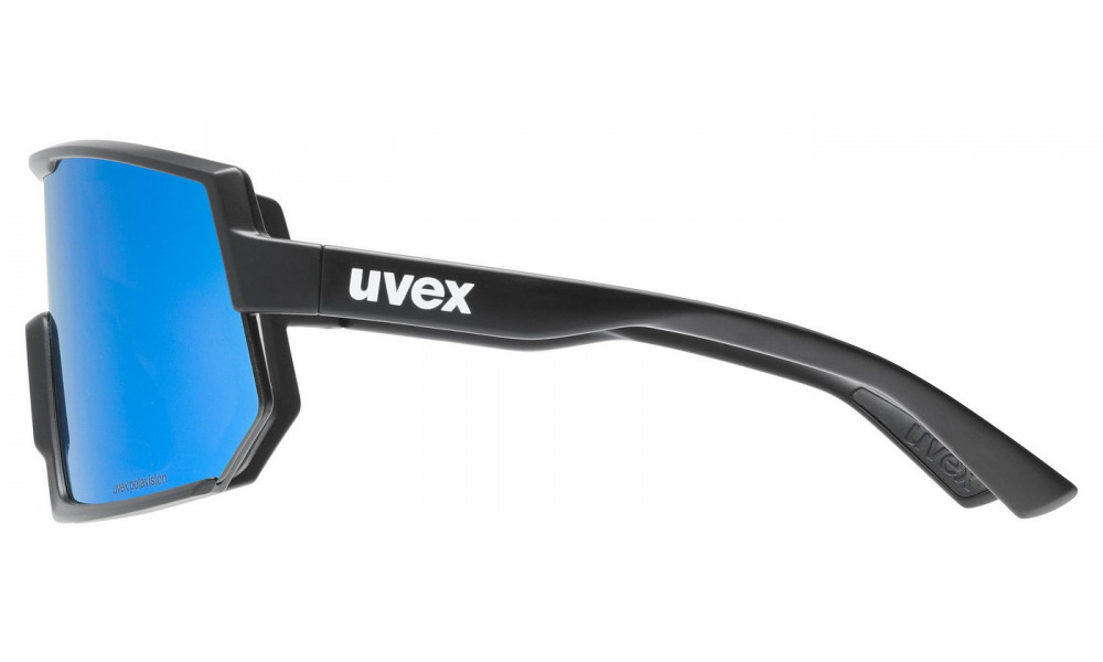 Очки Uvex sportstyle 235 P black matt / mirror blue - 2