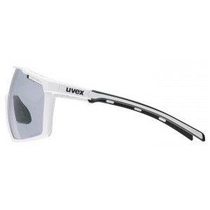 Glasses Uvex mtn perform V white matt / litemirror blue