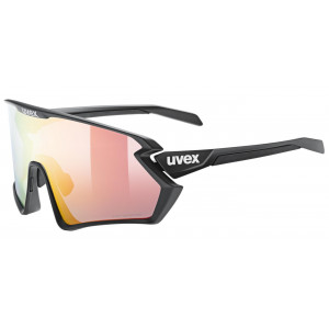 Glasses Uvex sportstyle 231 2.0 V black matt / litemirror red