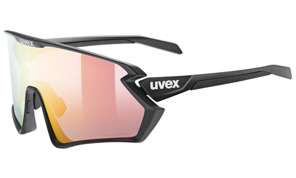 Очки Uvex sportstyle 231 2.0 V black matt / litemirror red - 1