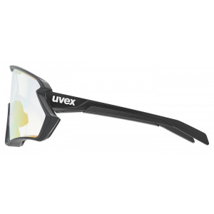 Glasses Uvex sportstyle 231 2.0 V black matt / litemirror red