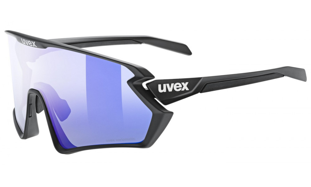 Очки Uvex sportstyle 231 2.0 V black matt / litemirror blue - 1