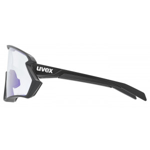 Cycling sunglasses Uvex sportstyle 231 2.0 V black matt / litemirror blue