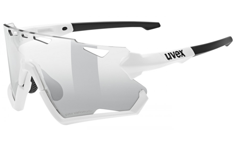 Glasses Uvex sportstyle 228 V white matt / litemirror silver - 8