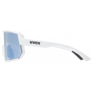 Glasses Uvex sportstyle 235 V white matt / litemirror blue