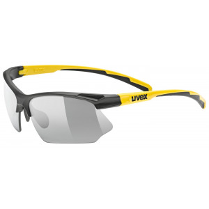 Очки Uvex sportstyle 802 V black matt-sunbee/ smoke