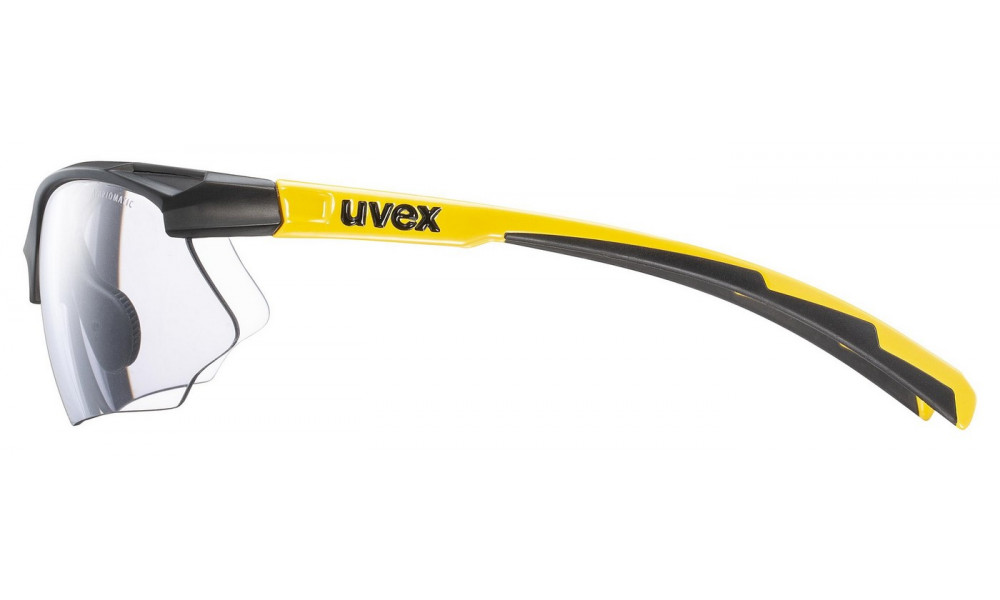 Очки Uvex sportstyle 802 V black matt-sunbee/ smoke - 2