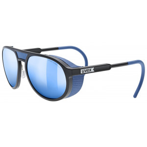 Glasses Uvex mtn classic CV black matt / mirror blue
