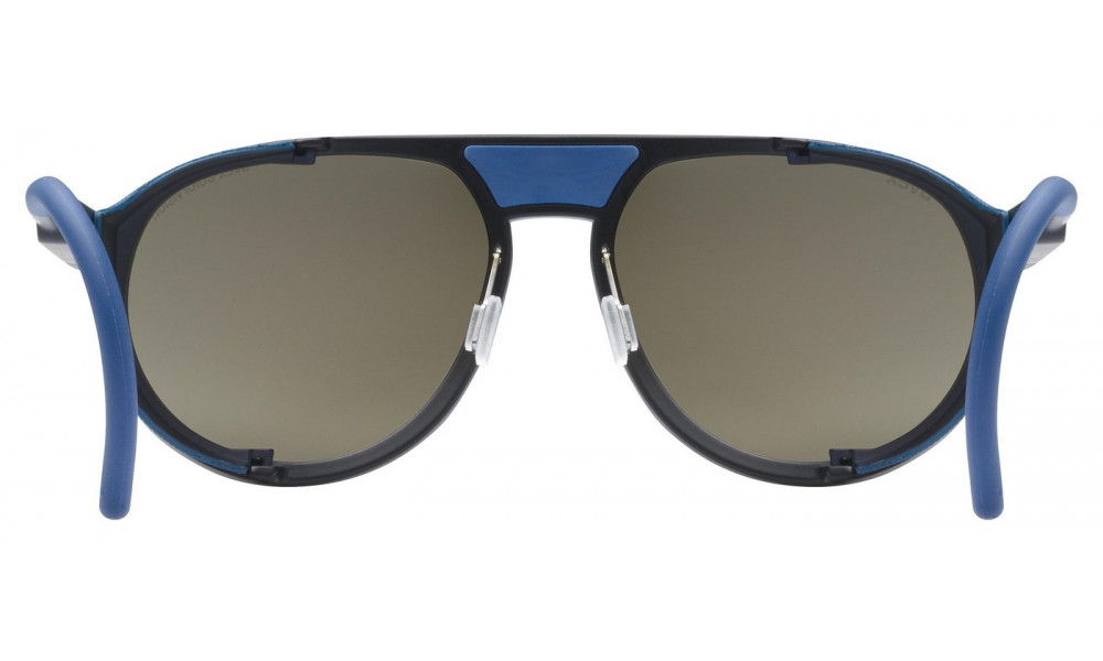 Glasses Uvex mtn classic CV black matt / mirror blue - 4