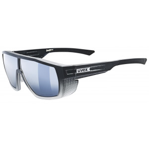 Glasses Uvex mtn style CV black matt fade / mirror silver