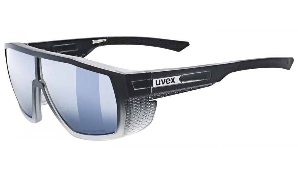 Glasses Uvex mtn style CV black matt fade / mirror silver - 1