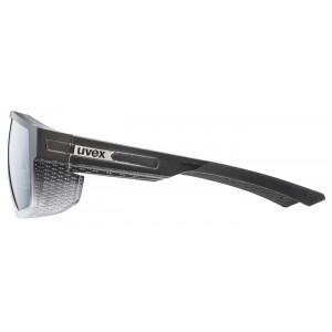 Glasses Uvex mtn style CV black matt fade / mirror silver