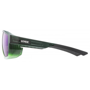 Glasses Uvex mtn style CV green matt fade / mirror green