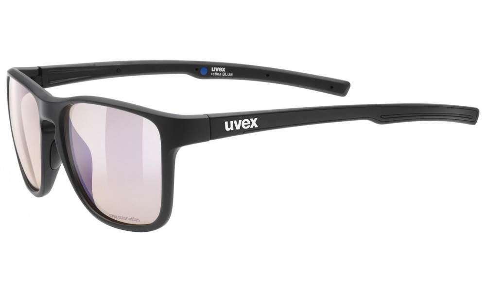 Очки Uvex retina BLUE CV black matt / yellow - 1