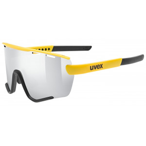 Cycling sunglasses Uvex sportstyle 236 Set sunbee-black matt / mirror silver