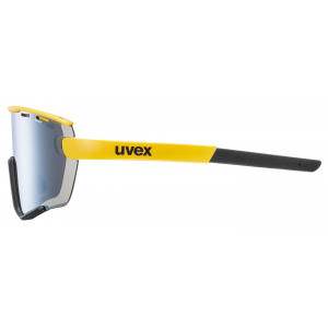 Cycling sunglasses Uvex sportstyle 236 Set sunbee-black matt / mirror silver