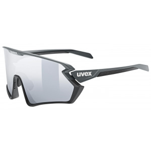 Cycling sunglasses Uvex sportstyle 231 2.0 grey black matt / mirror silver