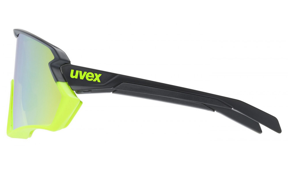 Очки Uvex sportstyle 231 2.0 black yellow matt / mirror yel - 2