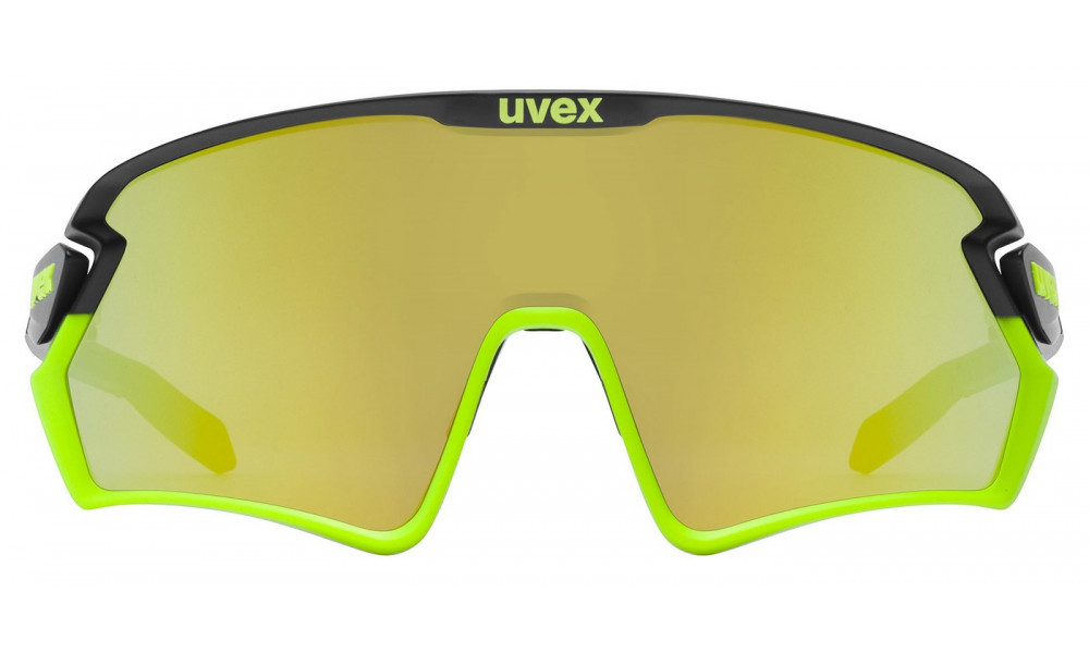 Очки Uvex sportstyle 231 2.0 black yellow matt / mirror yel - 5