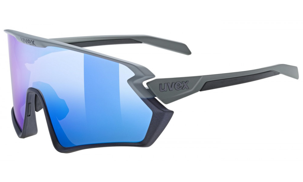 Очки Uvex sportstyle 231 2.0 rhino deep space matt / mirror blue - 1