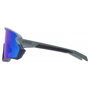 Cycling sunglasses Uvex sportstyle 231 2.0 rhino deep space matt / mirror blue