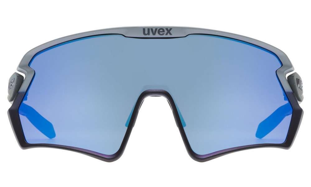 Очки Uvex sportstyle 231 2.0 rhino deep space matt / mirror blue - 5