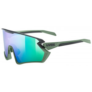 Glasses Uvex sportstyle 231 2.0 moss green-black matt / mirror green