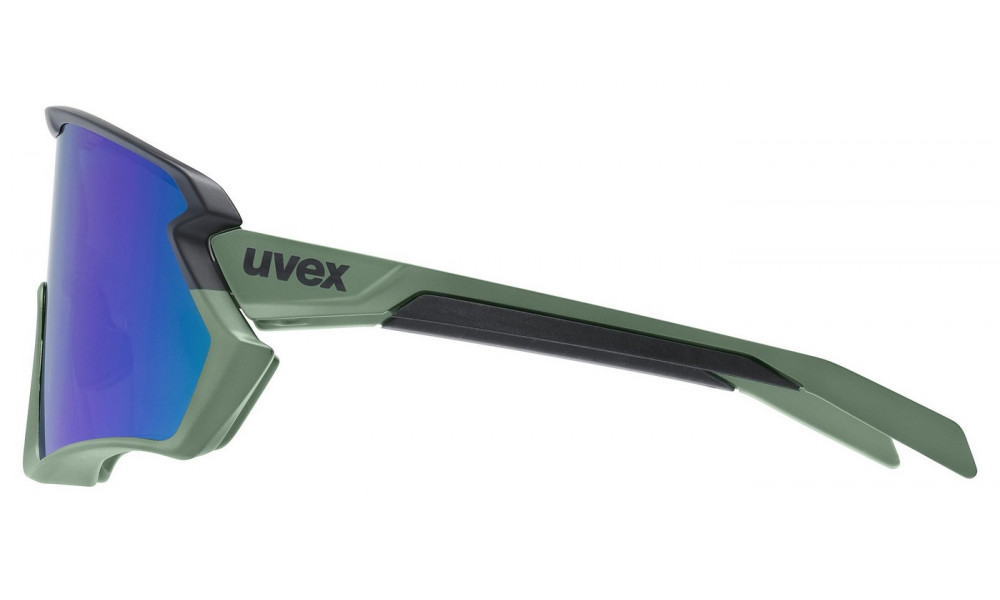 Glasses Uvex sportstyle 231 2.0 moss green-black matt / mirror green - 2