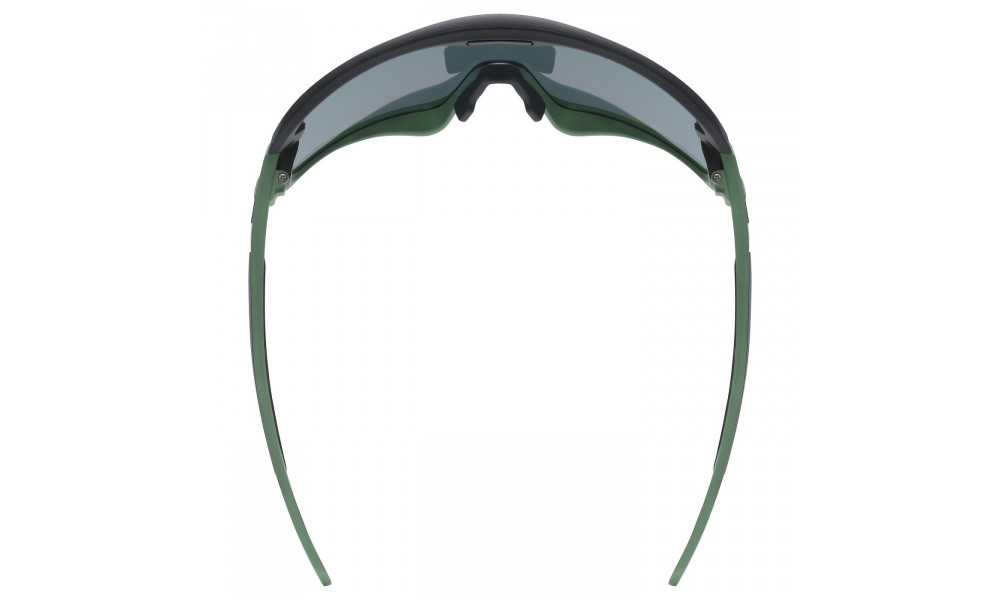 Glasses Uvex sportstyle 231 2.0 moss green-black matt / mirror green - 3