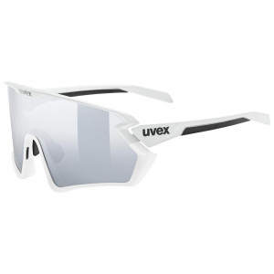 Cycling sunglasses Uvex sportstyle 231 2.0 cloud-white matt / mirror silver