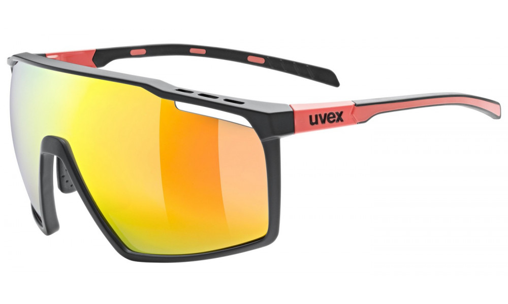 Очки Uvex mtn perform black-red matt / mirror red - 1