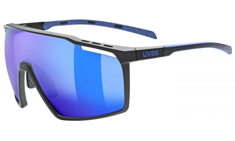 Очки Uvex mtn perform black-blue matt / mirror blue - 1