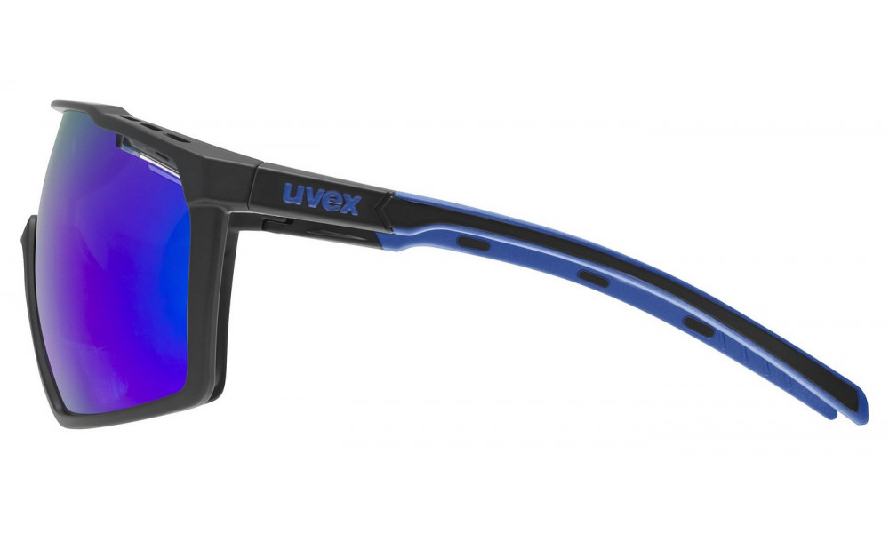 Очки Uvex mtn perform black-blue matt / mirror blue - 2