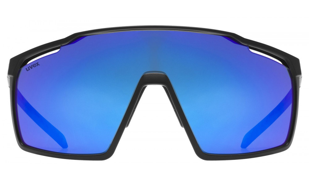 Очки Uvex mtn perform black-blue matt / mirror blue - 5