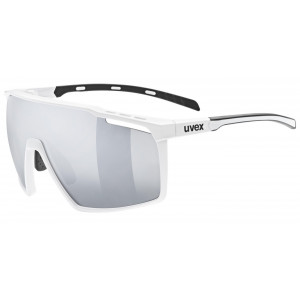 Glasses Uvex mtn perform white matt / mirror silver